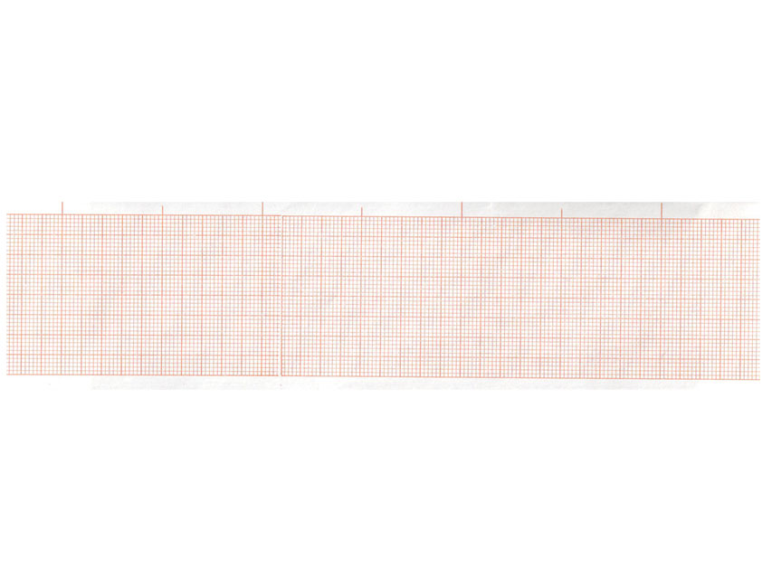 Hârtie termică ECG rolă 50x30 mm x m - grilă portocalie