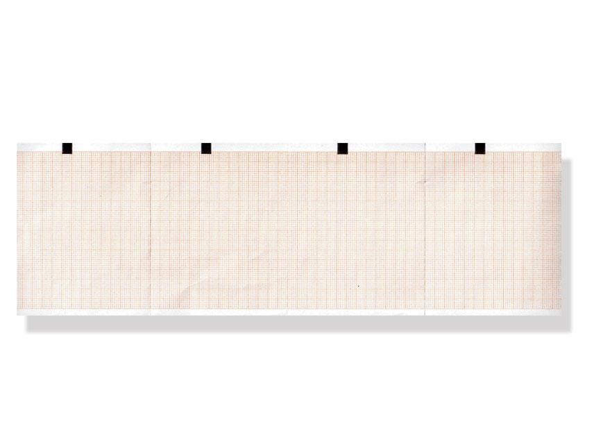 Pachet hârtie termică ECG 90x70mm x400s - grilă portocalie