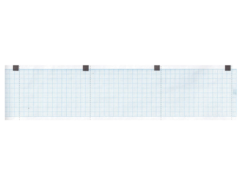 Hârtie termică ECG rola 60x15 mm x m - grilă albastră