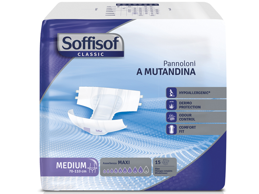 SOFFISOF CLASSIC INCONTINENCE PAD - incontinenta grea - medie