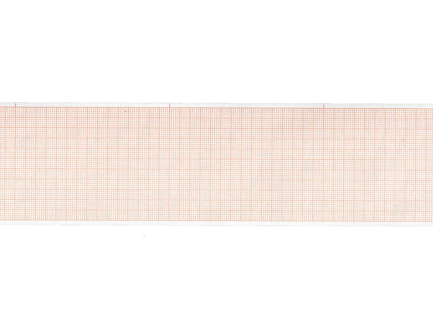 Hârtie termică ECG rolă 60x30 mm x m - grilă portocalie