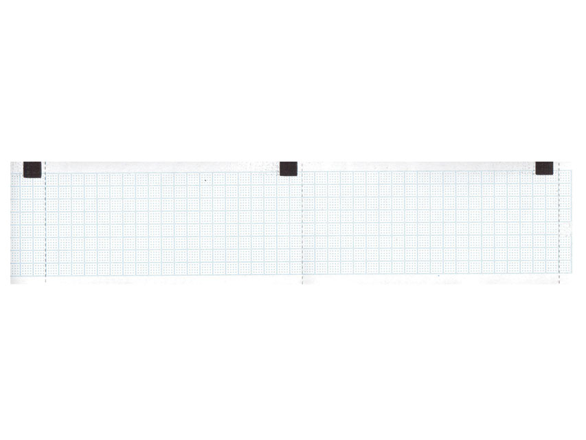 Hârtie termică ECG 50x30 mm x m rola - grilă albastră