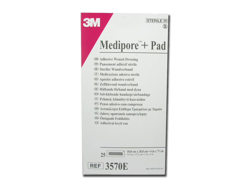 MEDIPORE 3M + PAD 10x20 cm